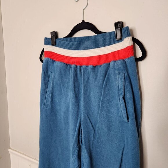 FREE PEOPLE Blue Early Riser Track Pants - Picture 3 of 7